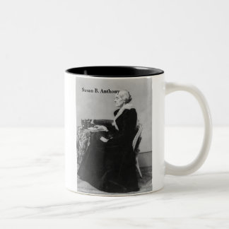 De Café Em Dois Tons Susan B. Anthony - feminista verdadeira - caneca