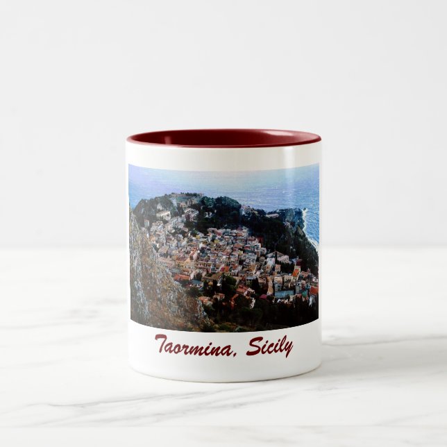 De Café Em Dois Tons Taormina, caneca Sicília (Centro)