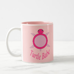 De Café Em Dois Tons Tartaruga Rosa, Rosa, Bebê, Caneca