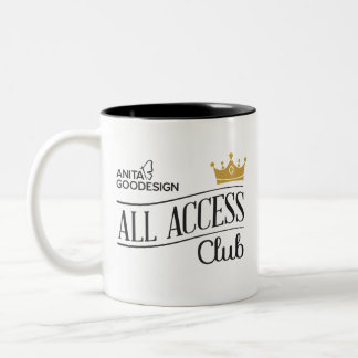 De Café Em Dois Tons Toda a caneca do clube do acesso