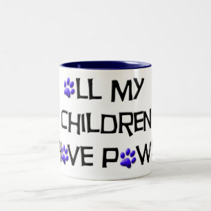 De Café Em Dois Tons todas minhas crianças têm a caneca das patas