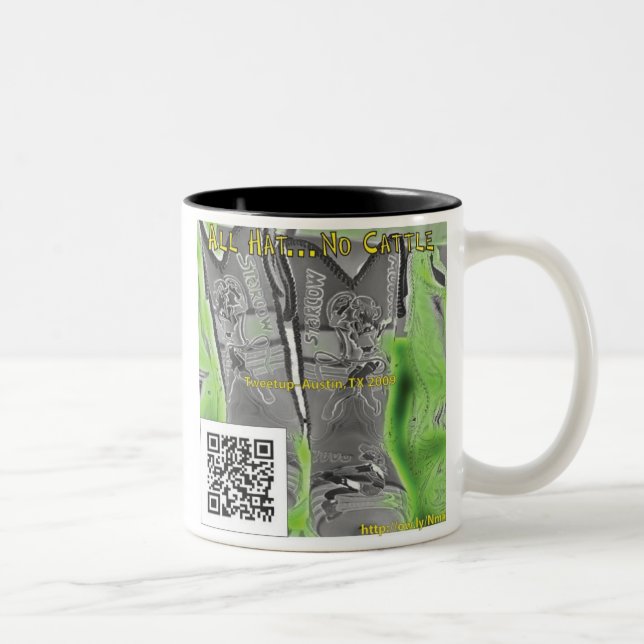 De Café Em Dois Tons Todo o chapéu… Nenhuma caneca 2 do gado (Direita)