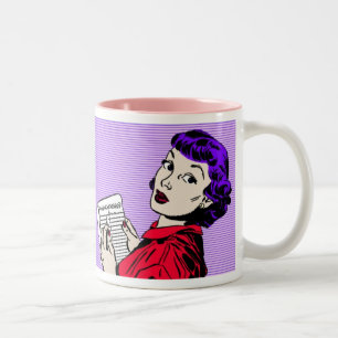 De Café Em Dois Tons Tome uma caneca 2 da nota