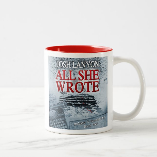 De Café Em Dois Tons Tudo escreveu a caneca (Direita)