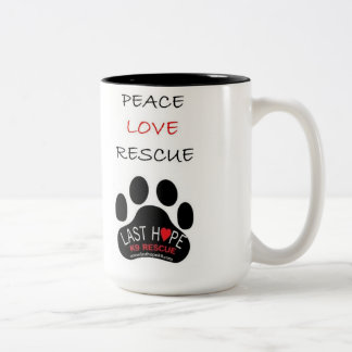 De Café Em Dois Tons Última caneca do salvamento da esperança K9