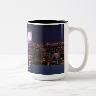 De Café Em Dois Tons Um com a caneca Wolf NYC