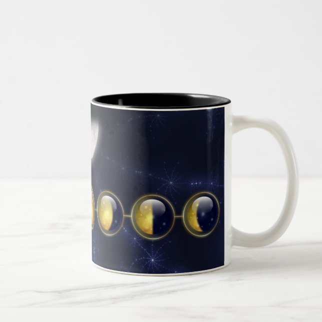 De Café Em Dois Tons Um mês na vida da caneca da lua (Direita)