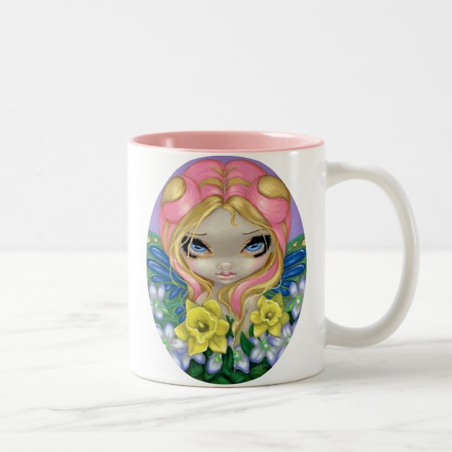 De Café Em Dois Tons "Um pouco caneca do primavera" (Direita)