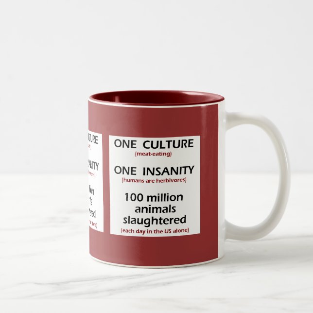 De Café Em Dois Tons Uma caneca da cultura (Direita)