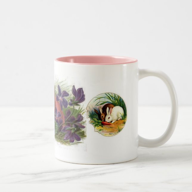 De Café Em Dois Tons Uma caneca do felz pascoa (Direita)