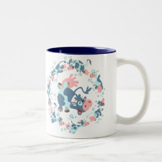 De Café Em Dois Tons Vacas-do-mar, caneca