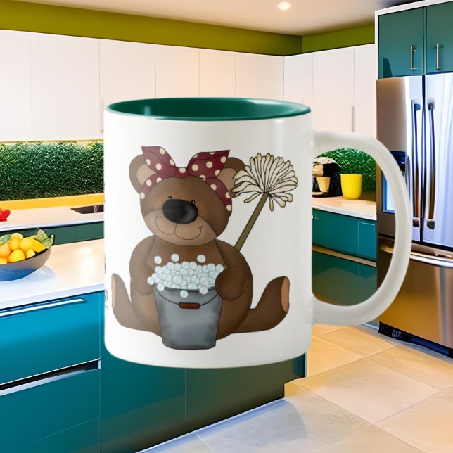 De Café Em Dois Tons Vai Trabalhar Para A Caneca Do Bingo Money (Criador carregado)