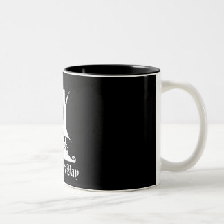 De Café Em Dois Tons Versão do preto da caneca da baía do pirata