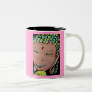 De Café Em Dois Tons Você é Buddha-Cheio! Caneca