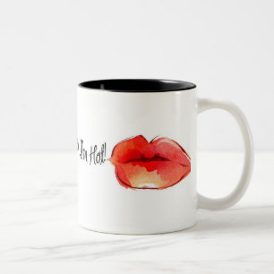 De Café Em Dois Tons Whew eu estou quente! Caneca