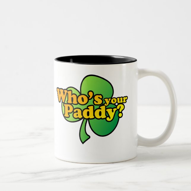 De Café Em Dois Tons Whos sua caneca $17,95 da almofada (Direita)