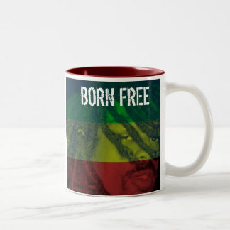 De Café Em Dois Tons WR1 Rasta colore a caneca