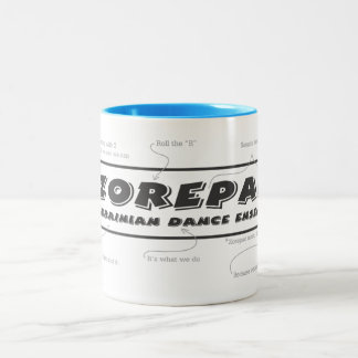 De Café Em Dois Tons Zorepad explicou a caneca