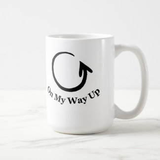 De Café Em minha maneira acima da caneca