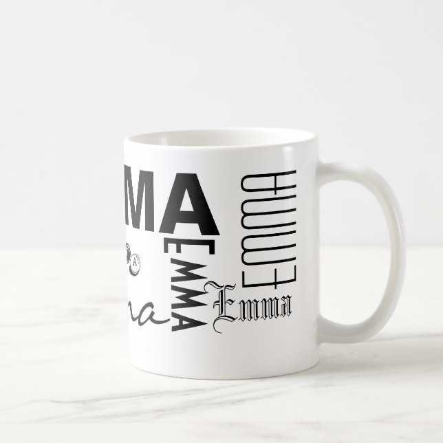 De Café EMMA personaliza a caneca (Direita)