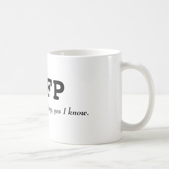 De Café ENFP Unbelevably que encanta, sim eu sei a caneca (Direita)