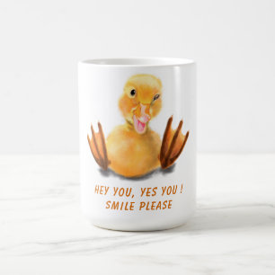 De Café Engraçada Caneca Amarela - Texto Personalizado