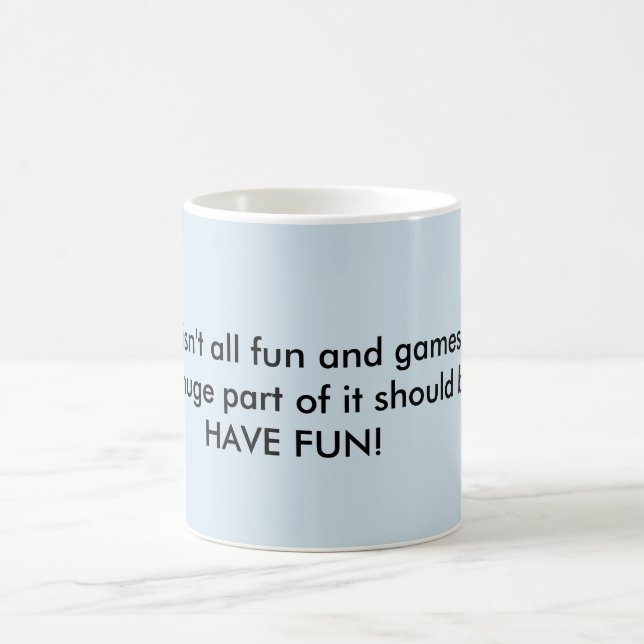 De Café Engraçada caneca motivadora (Centro)