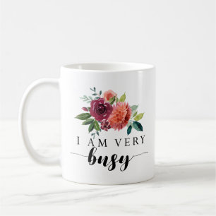 De Café Engraçado eu sou caneca muito ocupada