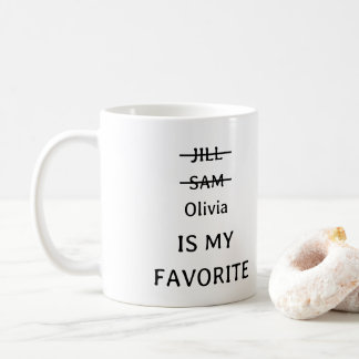 De Café Engraçado personalizado, caneca favorita, presente