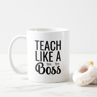 De Café Ensinar como uma caneca chefe