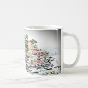 De Café Entrada ao paraíso - Portofino, Italia - caneca