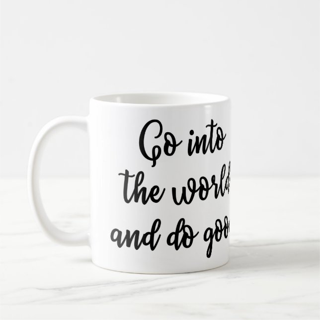 De Café Entre no mundo e faça a boa caneca (Esquerda)