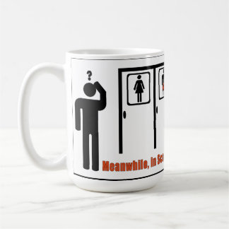 De Café Entrementes na caneca engraçada da piada do kilt