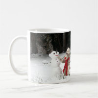 Ernie a caneca do divertimento da neve do inverno