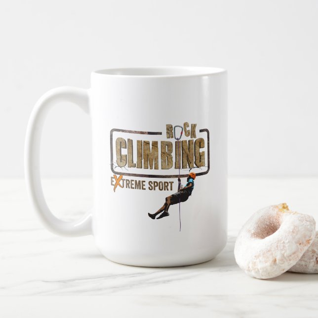 De Café Escalada | Caneca Clássica #15 (Com Donut)