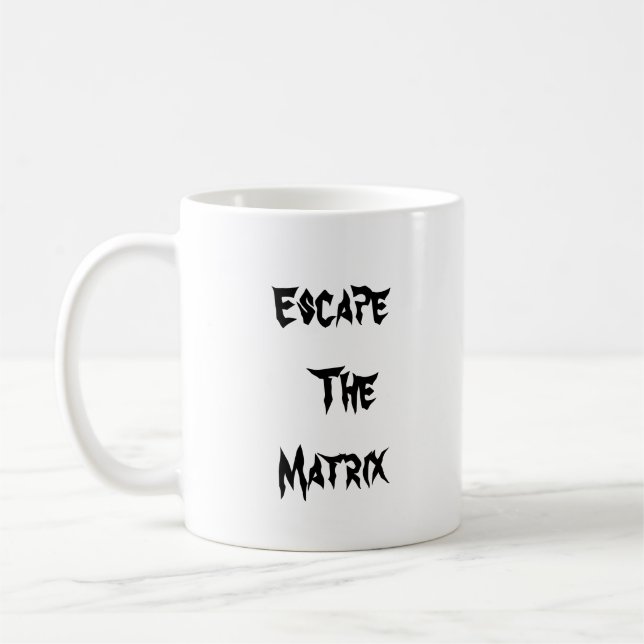 De Café Escapar a caneca da matriz (com andrew tate nela) (Esquerda)