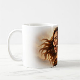 De Café 🗣️ Escolha Seu Voz Caneca Força Interior