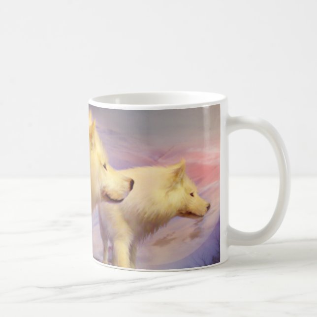 De Café Espírito da caneca do lobo branco (Direita)