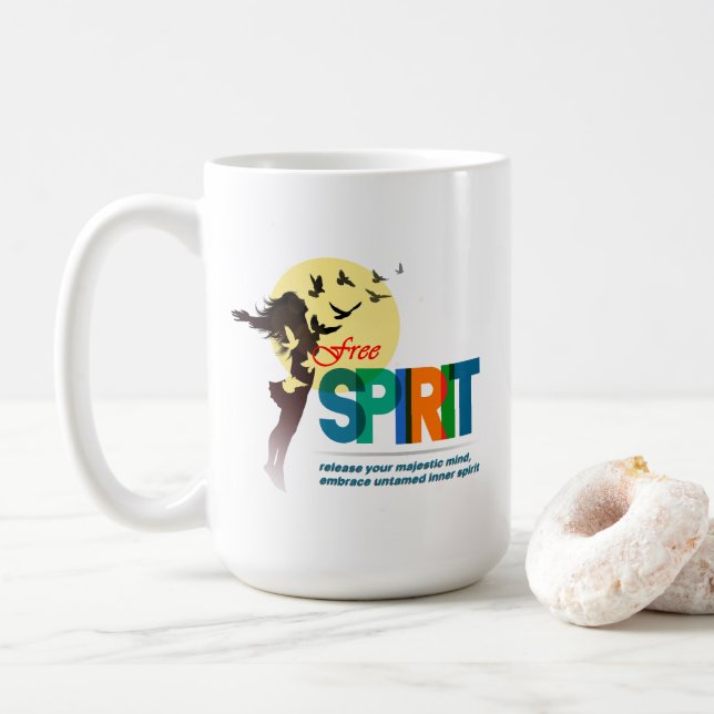 De Café Espírito Livre | 15# Caneca Clássica (Com Donut)