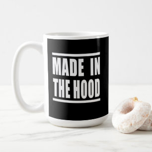 De Café Estampa Hip Hop - Made in the Hood - Caneca