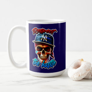 De Café Estampa Hip Hop - Respect the Hustle - Caneca