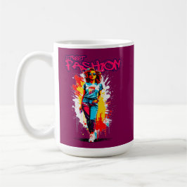 De Café Estampa Moda - Street Fashion - Caneca
