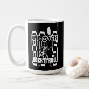 De Café Estampa Rock - I Love 80s Rock’n’Roll – Caneca