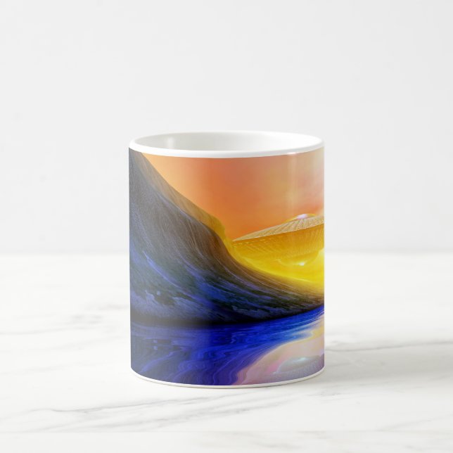 De Café Estão aqui caneca (Centro)