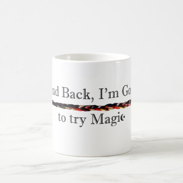 De Café Esteja para trás a mágica com caneca dos cabos (Centro)