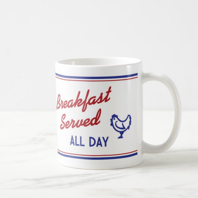 De Café Estilo retro ajustado da caneca retro do comensal (Direita)