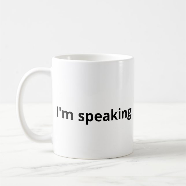 De Café Estou falando caneca (Esquerda)
