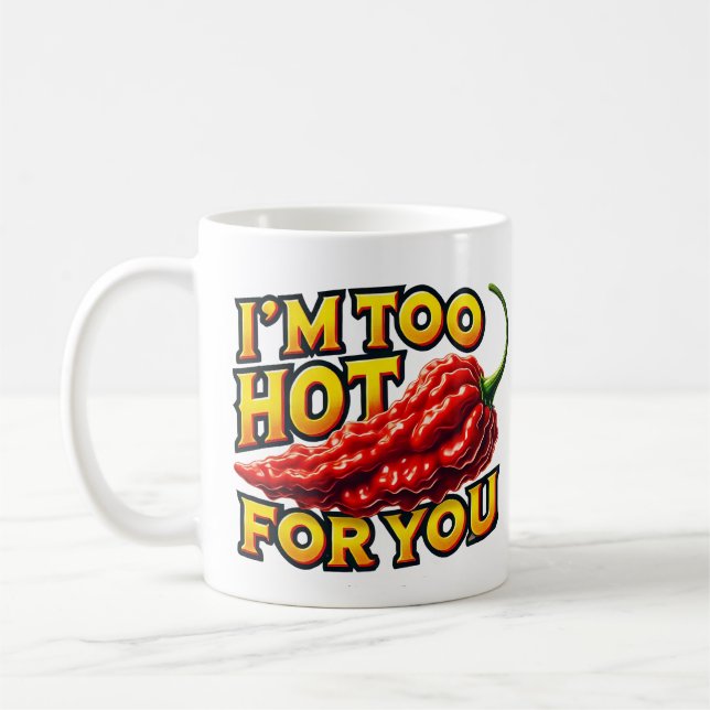 De Café Estou muito quente para você, caneca (Esquerda)