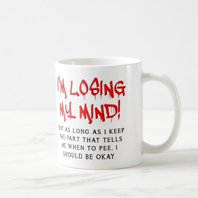 De Café Estou Perdendo Minha Cabeça Caneca Divertida (Direita)