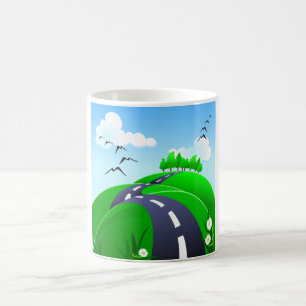 De Café Estrada Hilly, caneca